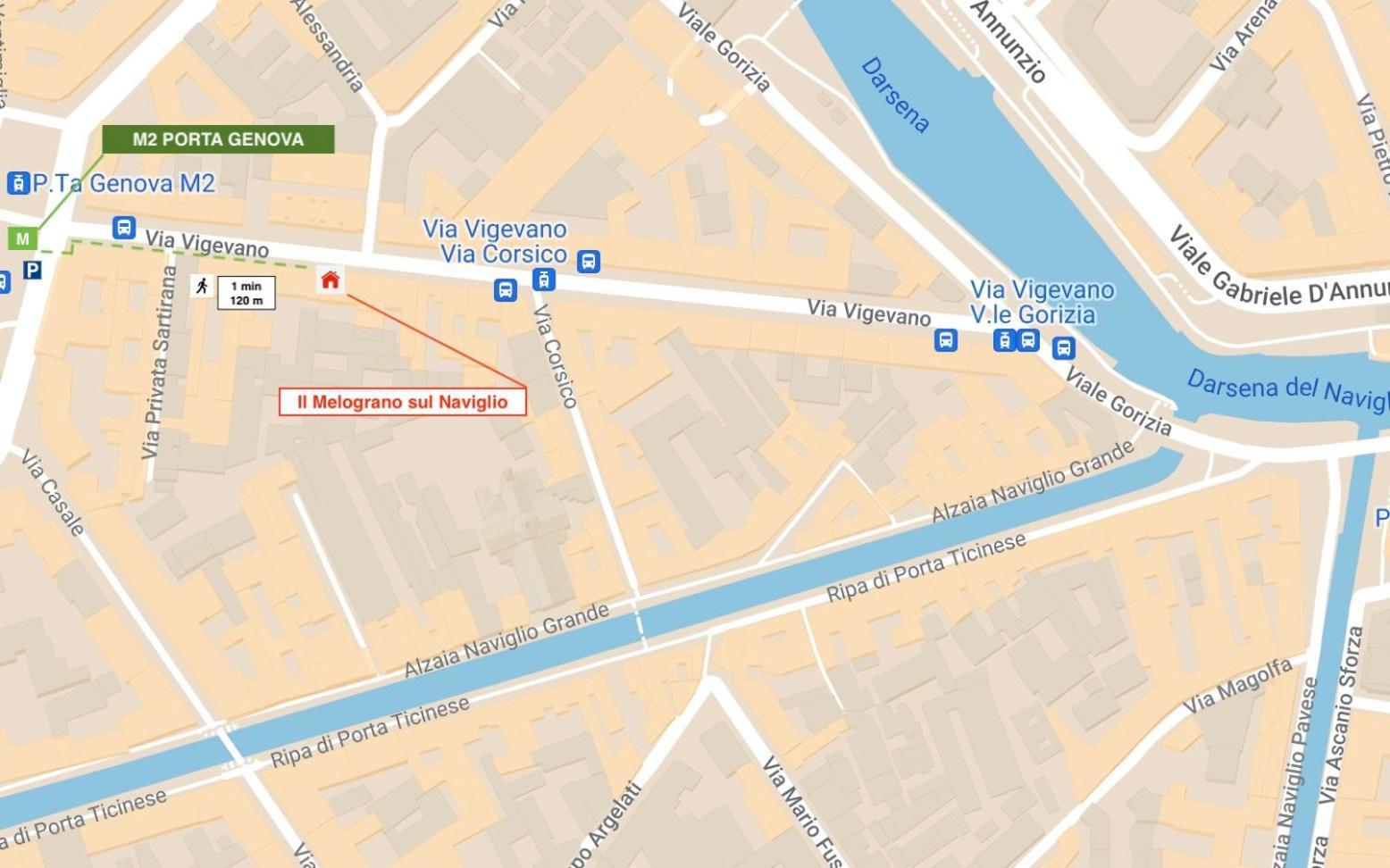 Apartament Il Melograno Sul Naviglio Mediolan Zewnętrze zdjęcie